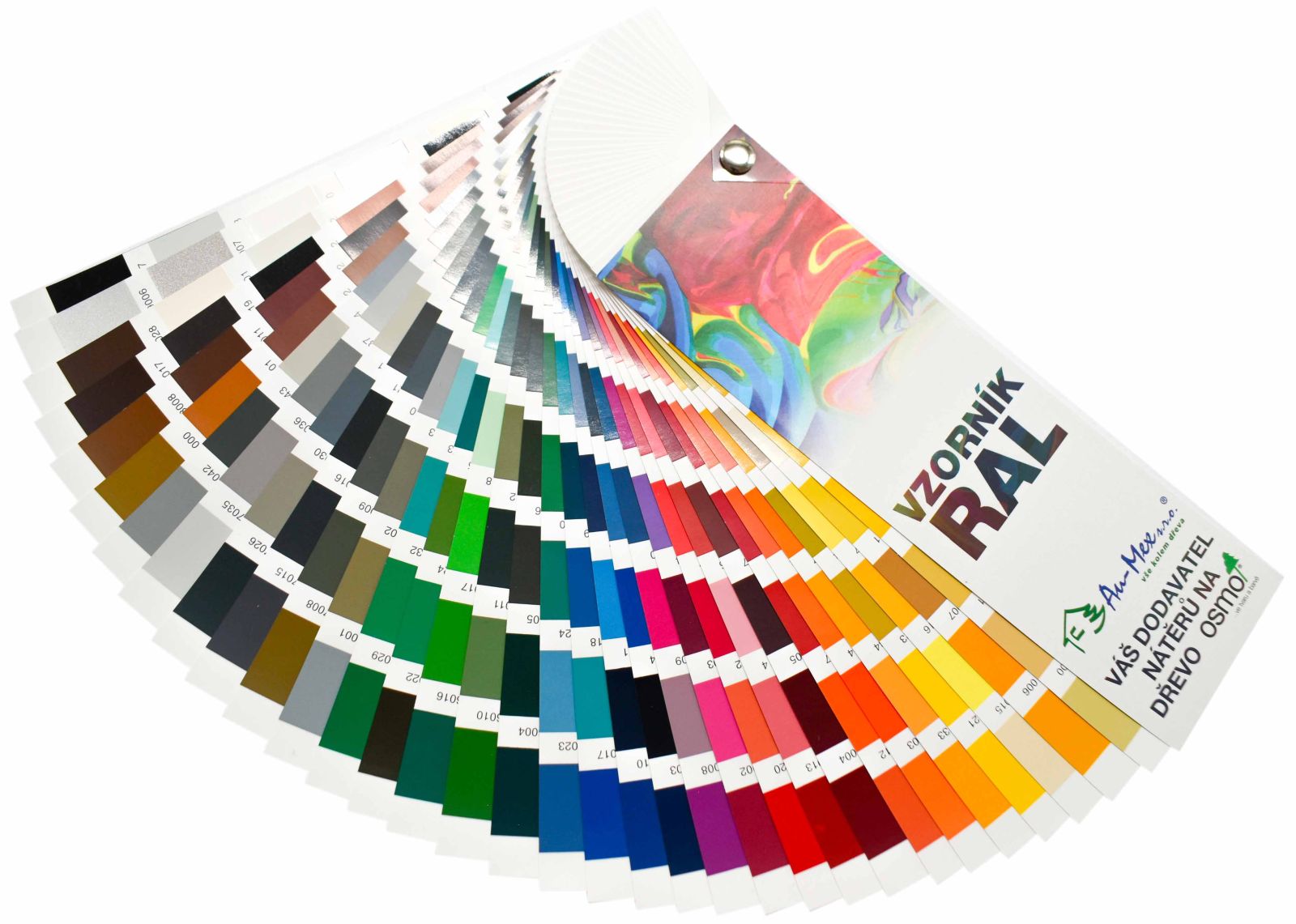 OSMO Vzorkovník miešací RAL - vejár